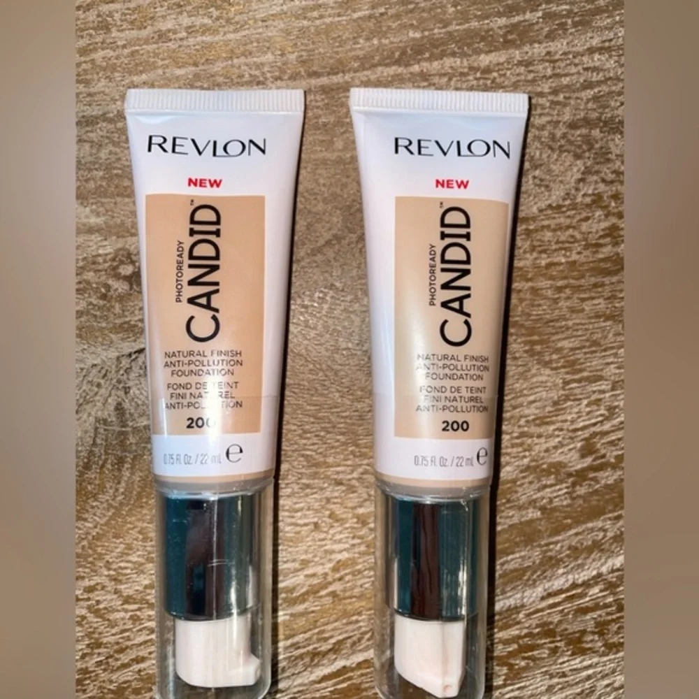 2 Revlon‎ Makeup Foundation PhotoReady Candid Natural Finish Anti-Pollution Nude